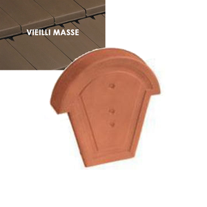 FRONTON FAITIERE 1/2 RONDE VIEILLIE MASSE